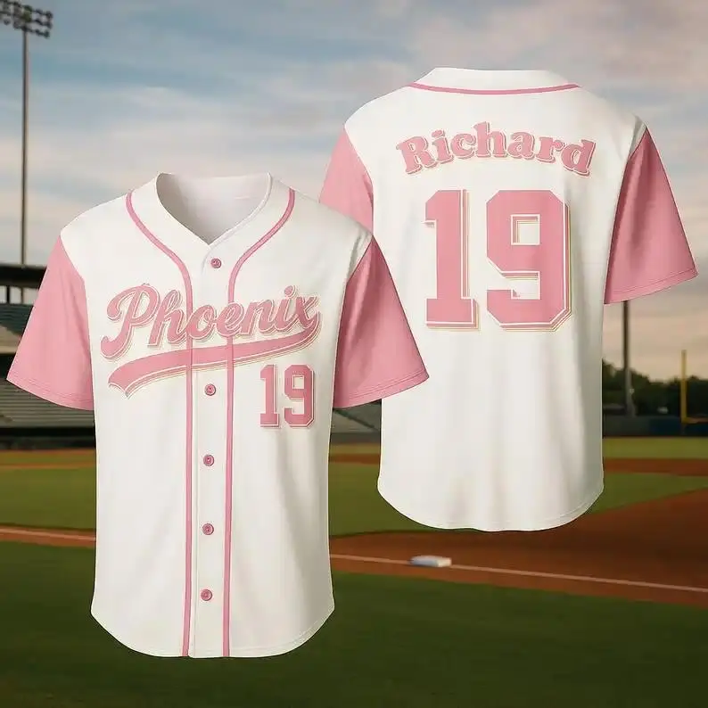 Personalized Team Name Number Baseball Jersey Pinstripe Custom Baseball Jersey for Men Women Youth Personalized Pinstripe Jersey