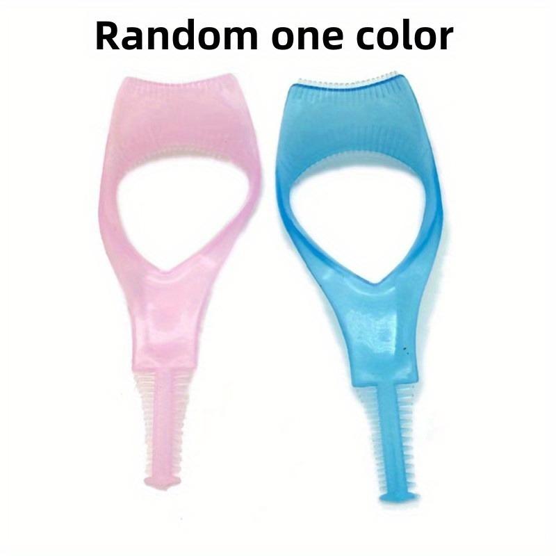 1PC 3 In 1 Mascara Shield Applicator Eyelash Brush Curler Guard Applicator Comb Guide Card Eyelash Separator Tool Makeup Eyelash Tool Beauty Cosmetic Tool