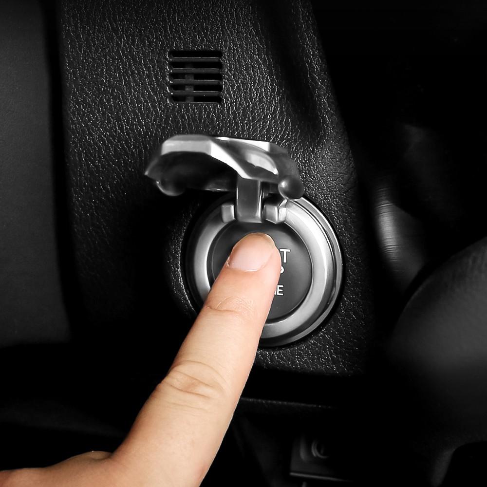 Ford One-Button Start Button Protector Cover, Prevents Accidental Ignition Switch, Protects Original Key, Anti-Scratch, Dustproof, Strong Adhesive