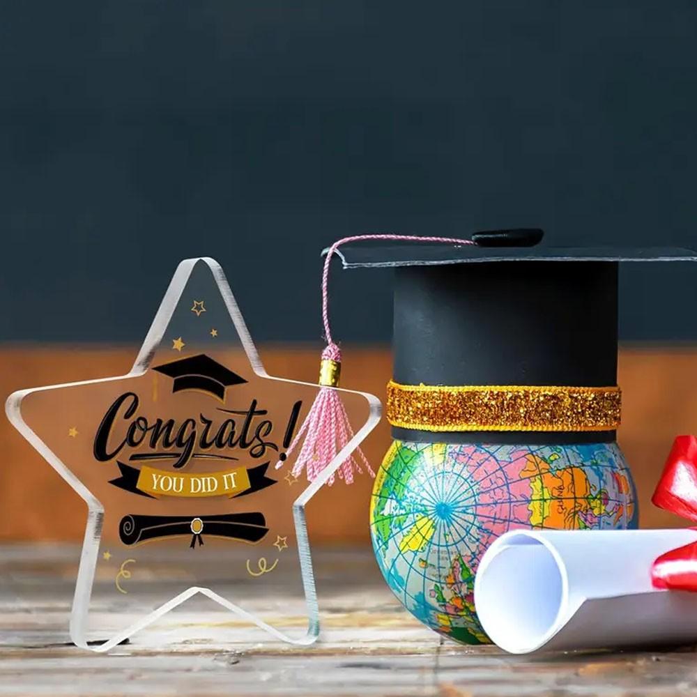 Acrylic 2026 graduation gift table decoration, for her 2026 high school graduation gift table center piece graduate boys and girls Home Decor, Acrylic Plaque Decor, Acrylic Desktop Decoration, Acrylic Signage Plaque