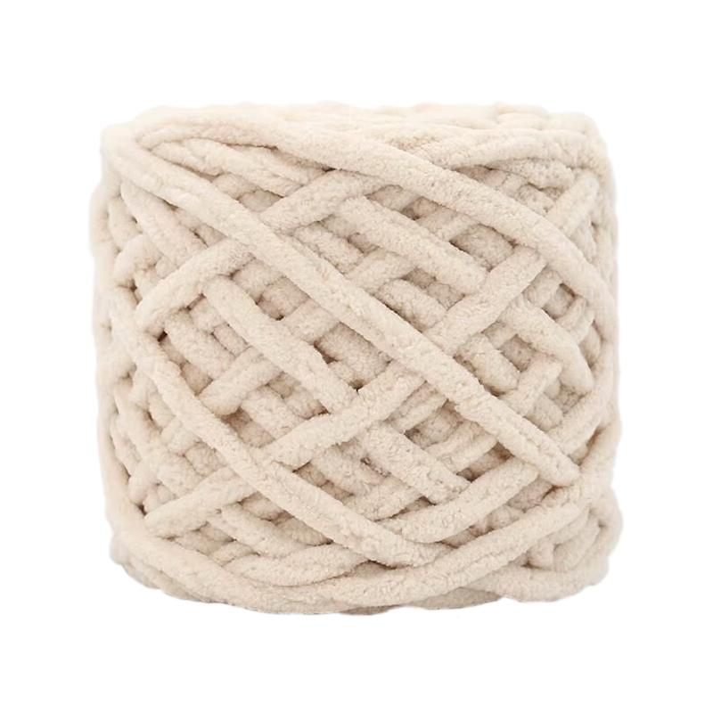 Polyester Yarn Thread Roll, DIY Handmade Knitting Material, Ideal Gift for Crafters & Hobbyists, Soft Polyester Fiber for Sewing Projects