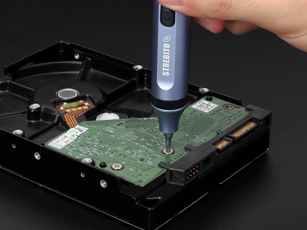 STREBITO 3.7V Mini Electric Screwdriver Set, 42-in-1 Electric Precision Screwdriver, Compact Electric Screwdriver Rechargeable with Display, Small Tool Kit for Electronic Computer Laptop RC Drone  screwdriver set