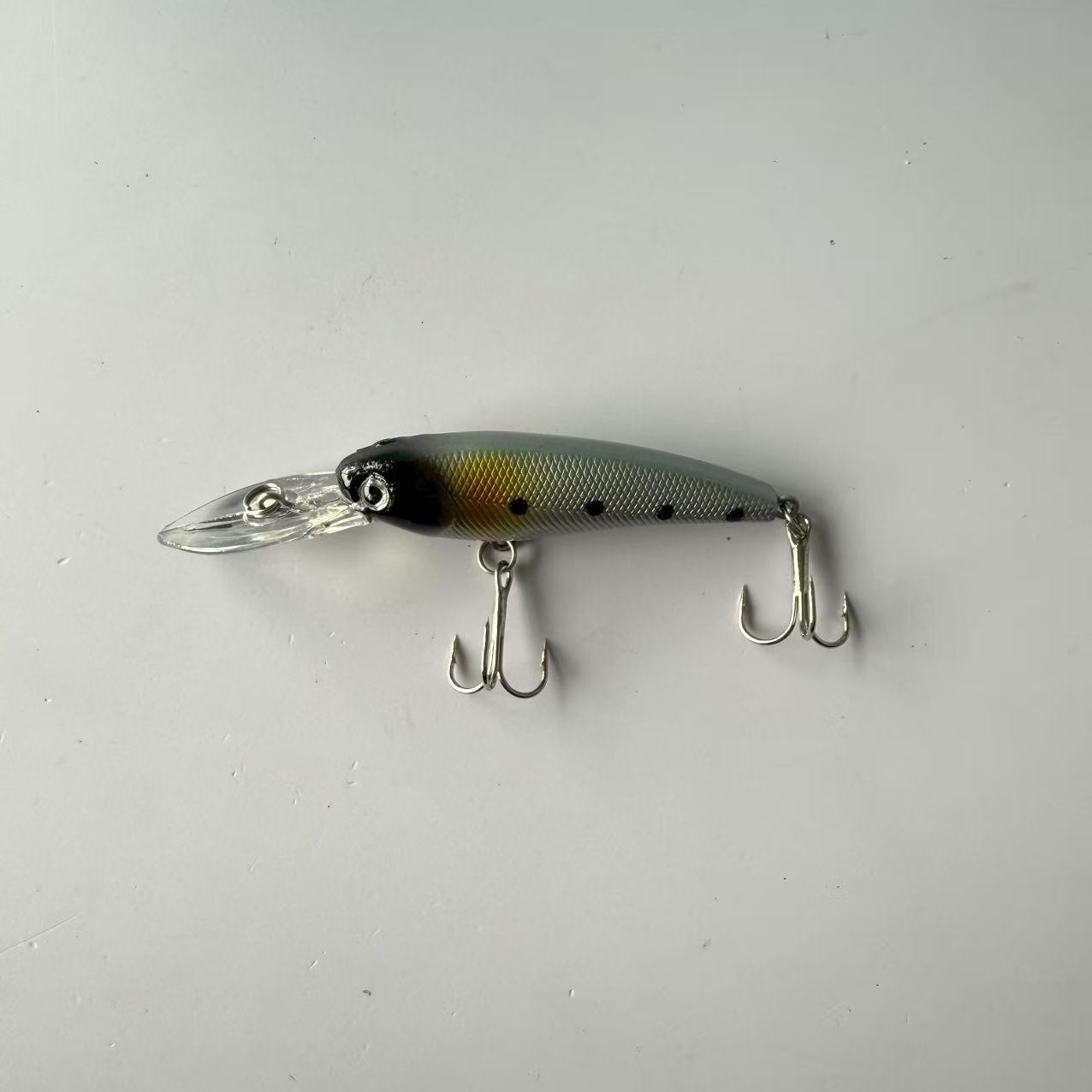 Large brand replica, popular, 1pcs, long tongue Xiaomi Nuo Xiang Zhu floating waterway sub hard bait fake bait, suitable for freshwater and seawater fishing accessories fishing gear supplies