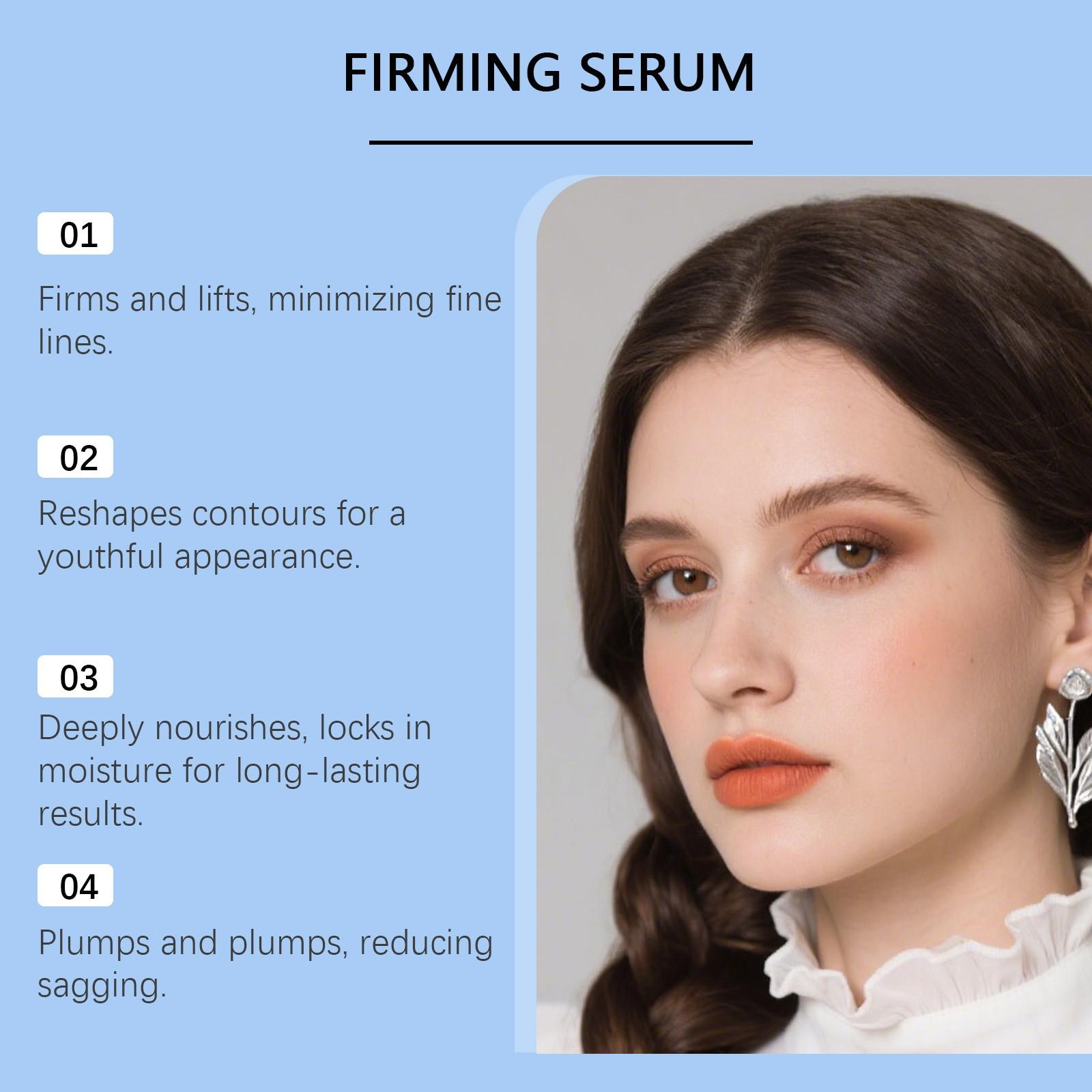 Copper peptide facial moisturizing essence, containing hyaluronic acid, 30ml moisturizing, firming, smoothing and brightening essence, makes skin smooth and young, suitable for all skin types