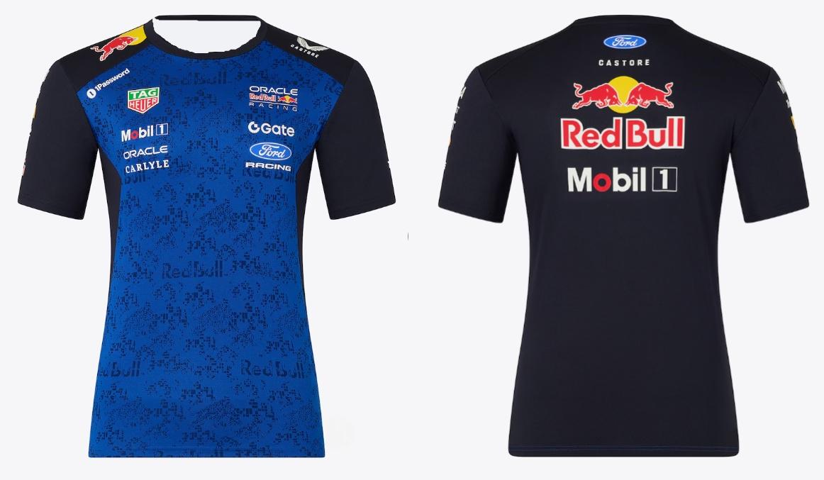 Oracle Red Bull Racing 2026 team equipment T-shirt men's and women's fashionable sports racing off-road short sleeved top
