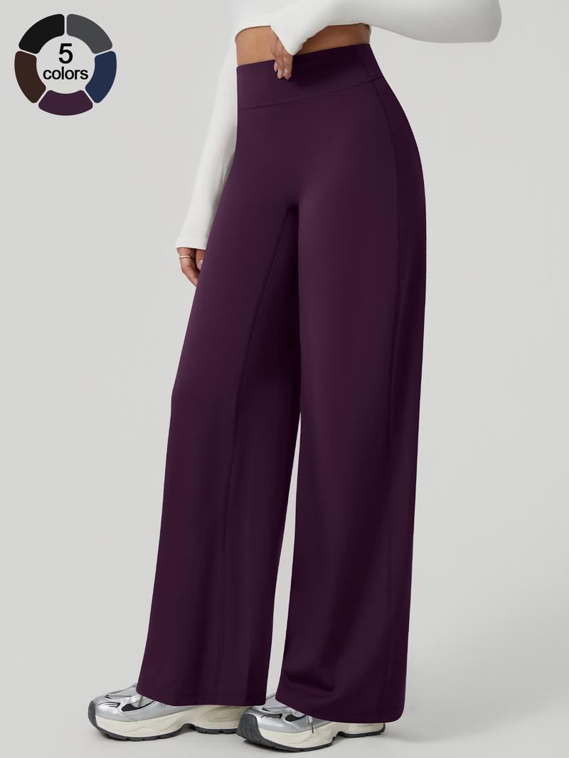 Women's High-Waisted Wide-Leg Pants, Casual Chic Trousers, Comfortable Loose-Fitting Design, Soft Breathable Fabric, Perfect for Daily Wear & Sports