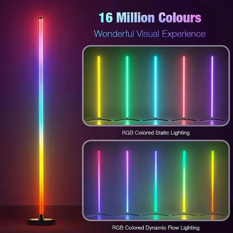 Smart RGB Gaming Ambient Light, Remote Control & USB Interface, APP Controlled, Tabletop Rhythm LED Lamp, Living Room Music Colorful Floor Lamp