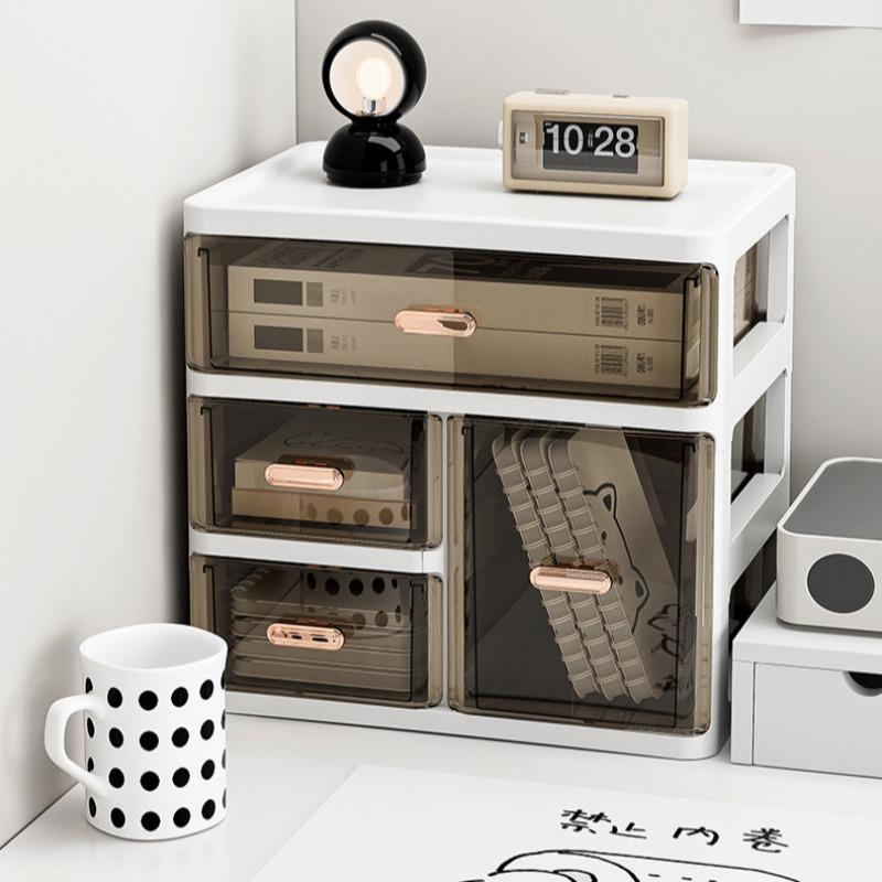 Transparent Multi-Layer Storage Box with Drawers, Cosmetic & Jewelry Organizer, Bedroom Storage Organizer, Perfect Gift for Beauty Enthusiasts & Women