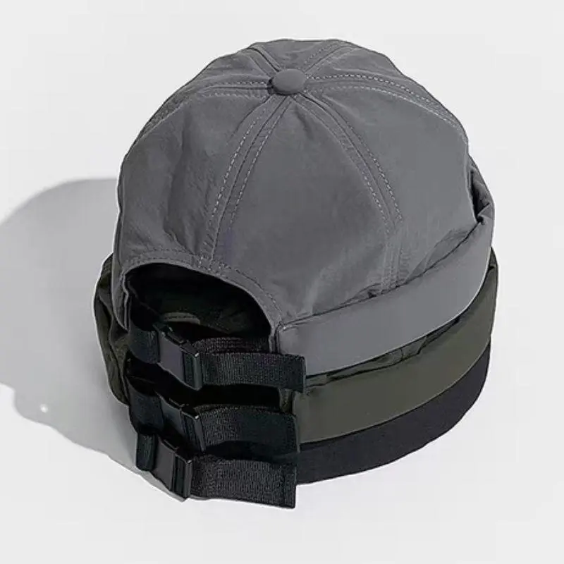 Unisex Polyester Docker Cap, Lightweight Rolled Cuff Brimless Beanie with a Quick-Dry Mesh Interior, Fits 55-60cm Head Circumference