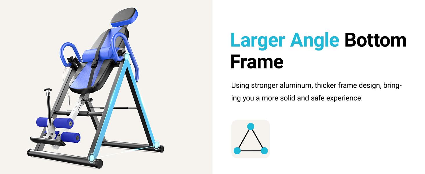 YOLEO Gravity Heavy Duty Inversion Table for Pain Relief Therapy with Headrest & Adjustable Protective Belt Back Stretcher Machine YOLEO Gravity Heavy Duty Inversion Table for Pain Relief Therapy with Headrest & Adjustable Protective Belt Back Stretcher Machine