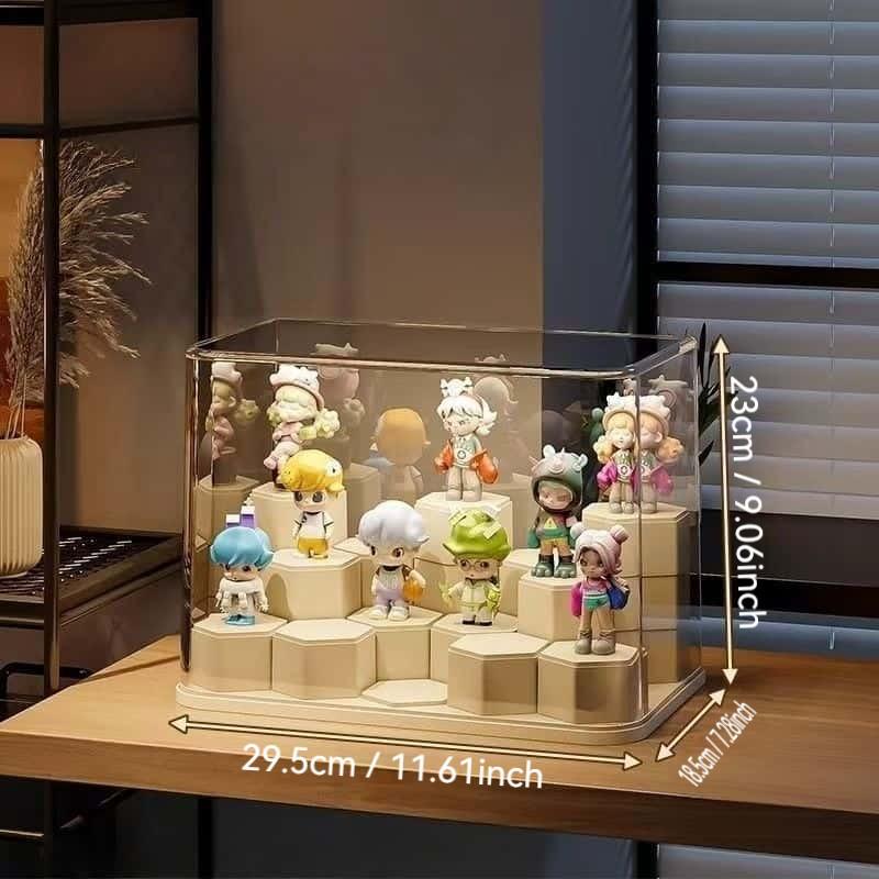 Blind Box Display Stand Transparent Dustproof Acrylic Figure Display Case, New Release for Collectors, Perfect Protection for Your Figures