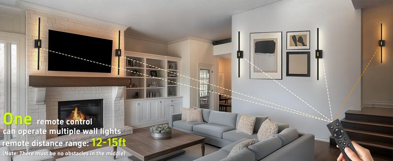 Battery Operated Wall Sconces w/ Remote Control Set of 2 | 31.5 inch | Upgrade 10000mAh | 3000K-6000K LED Wireless Wall Light for Bedroom, Picture Lights for Wall, Hallway, Background Wall Battery Operated Wall Sconces w/ Remote Control Set of 2 | 31.5 inch | Upgrade 10000mAh | 3000K-6000K LED Wireless Wall Light for Bedroom, Picture Lights for Wall, Hallway, Background Wall