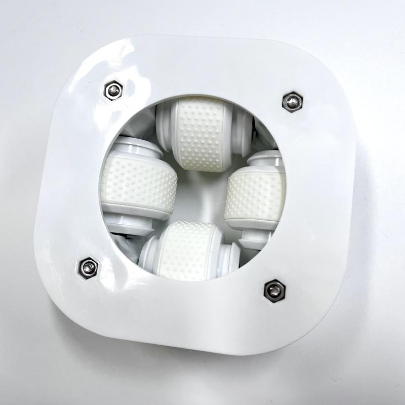 Manual Finger Massager, Four-Wheel Office Massage Tool, Multi-Functional Muscle Relief, Essential for Typing, No Battery Required