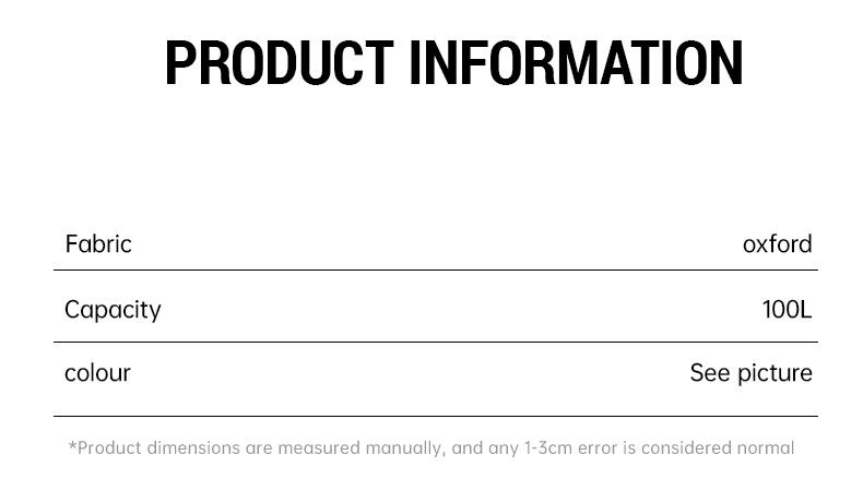 Emergency Escape Bag, 100L Big Forest Bugout Bags, 600D Oxford Fabric Camouflage Bag, Waterproof Breathable Travel Bag, Overnight Biggie Handbag, Rugged and Durable Men's Camouflage Backpack Hiking Camping Hunting, 72 Hour Emergency Escape Bag