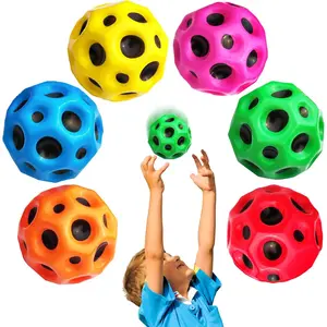 6 Pack Astro Jump Ball, Multicolored Spaceballs, Super High Bouncing Lightweight for Children, Bouncy Balls, Jumping Toy for Stress Relief