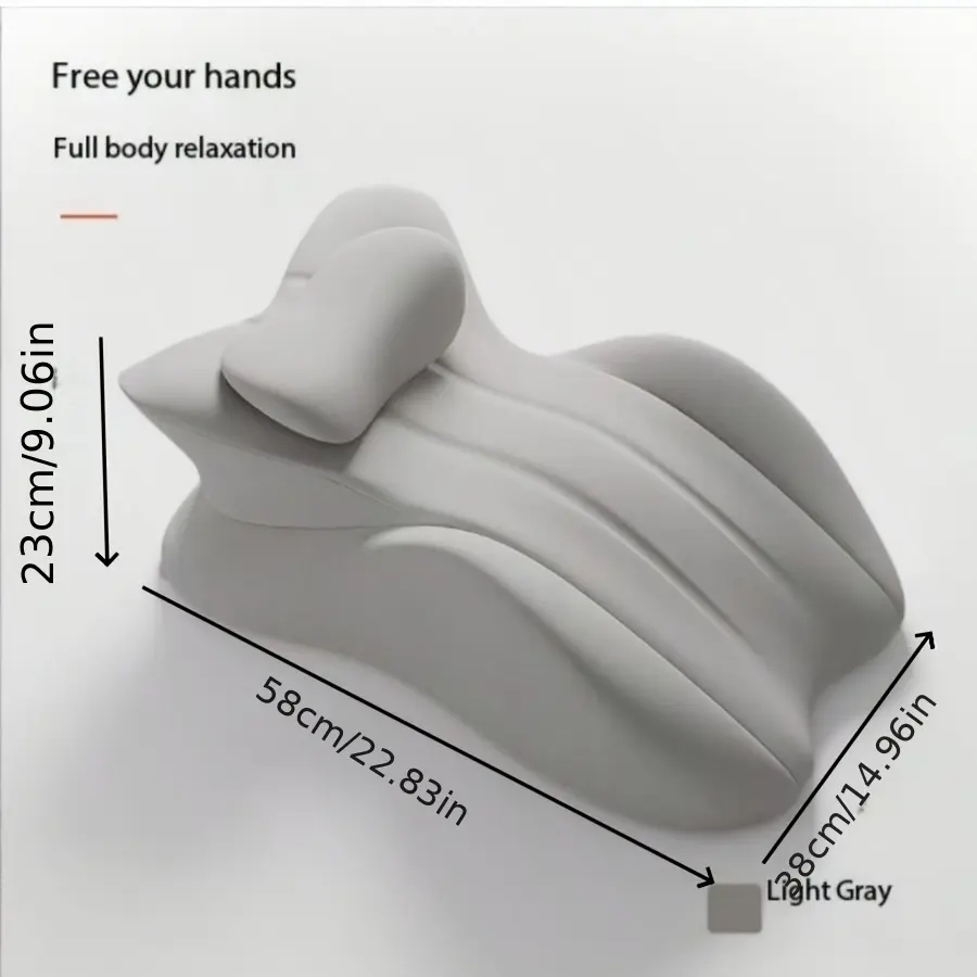 Portable Multi-Functional Comfort Pad, Couples Memory Foam Wedge Pillow, Cushion, Ergonomic Butt Support, Multiple Positions, Prone Position, Ideal for Home, Office, Yoga, Reading, Multiple Uses, Relieve