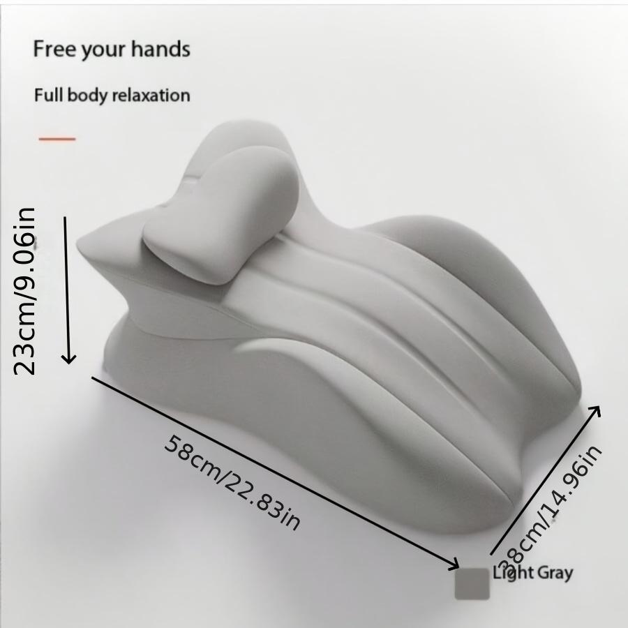 Portable Multi-Functional Comfort Pad, Couples Memory Foam Wedge Pillow, Cushion, Ergonomic Butt Support, Multiple Positions, Prone Position, Ideal for Home, Office, Yoga, Reading, Multiple Uses, Relieve