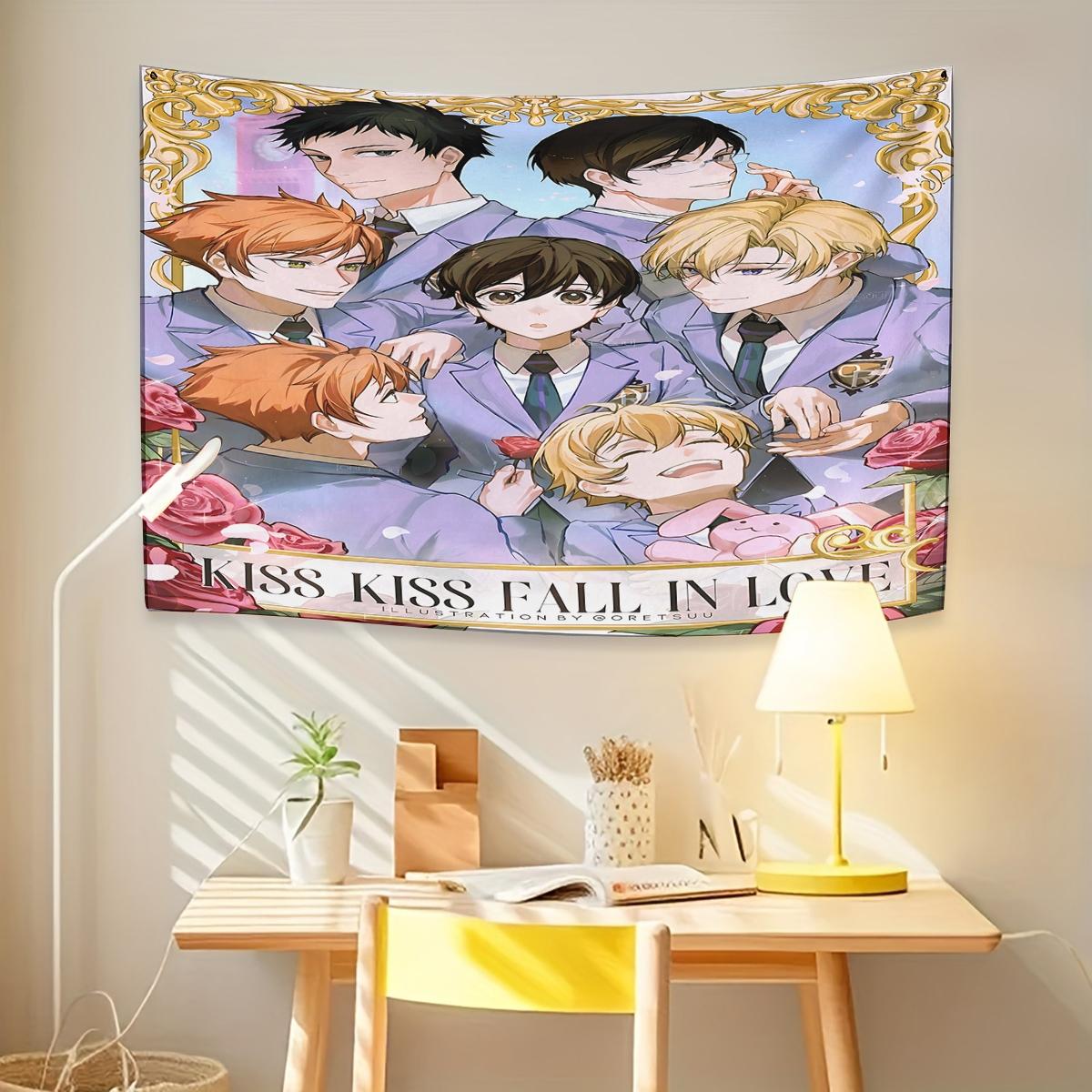 Ouran High School Host Club  Tapestry, Exquisite Patterns, Soft Fabrics, Perfect for Sofa or Bed Decoration, Comfortable Home Decoration, Bohemian Home Decoration