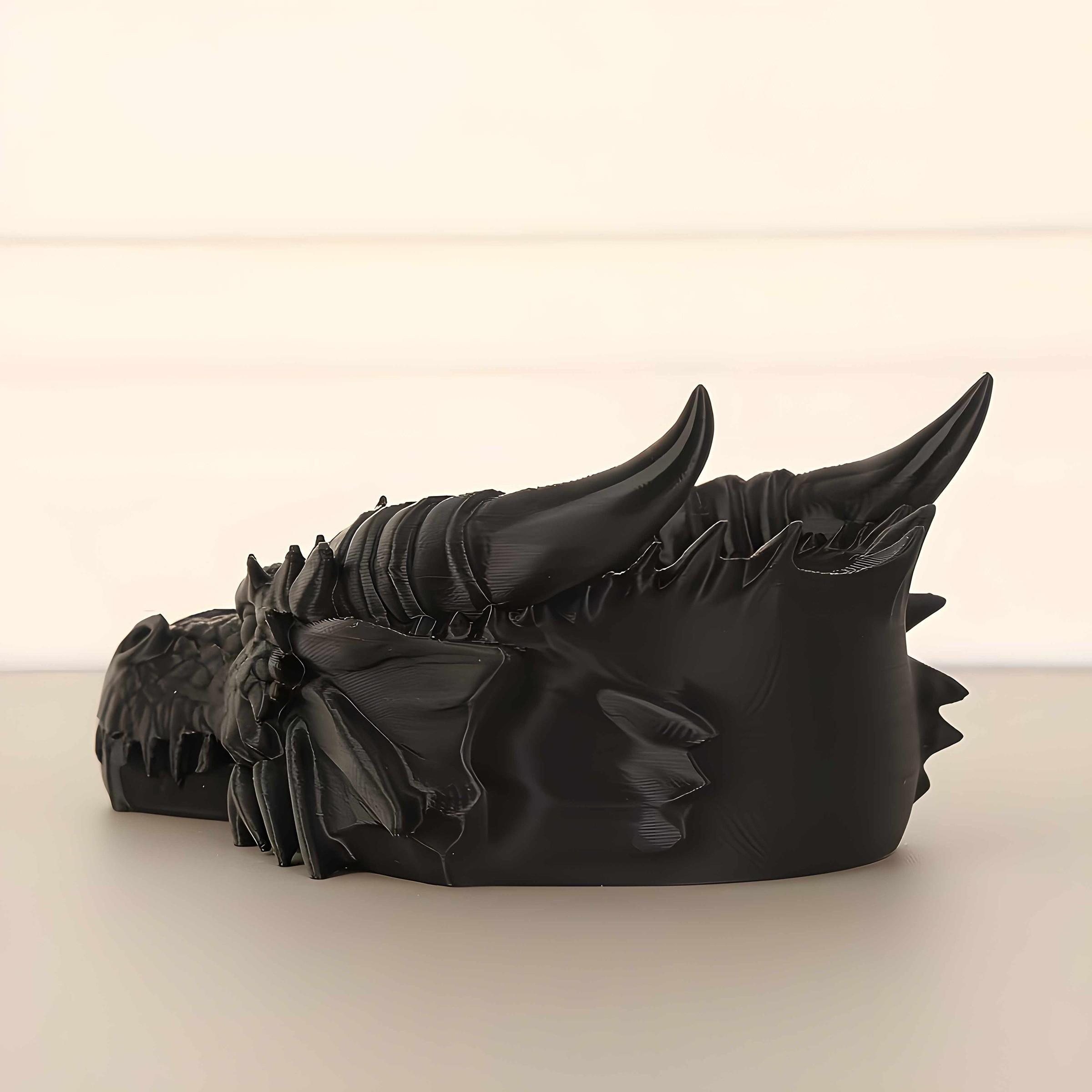 Gothic Dragon Head Jewelry Storage Tray, Dark Style Desktop Decor, Ring Necklace Display Stand, Practical Desk Organizer, Cool Decoration