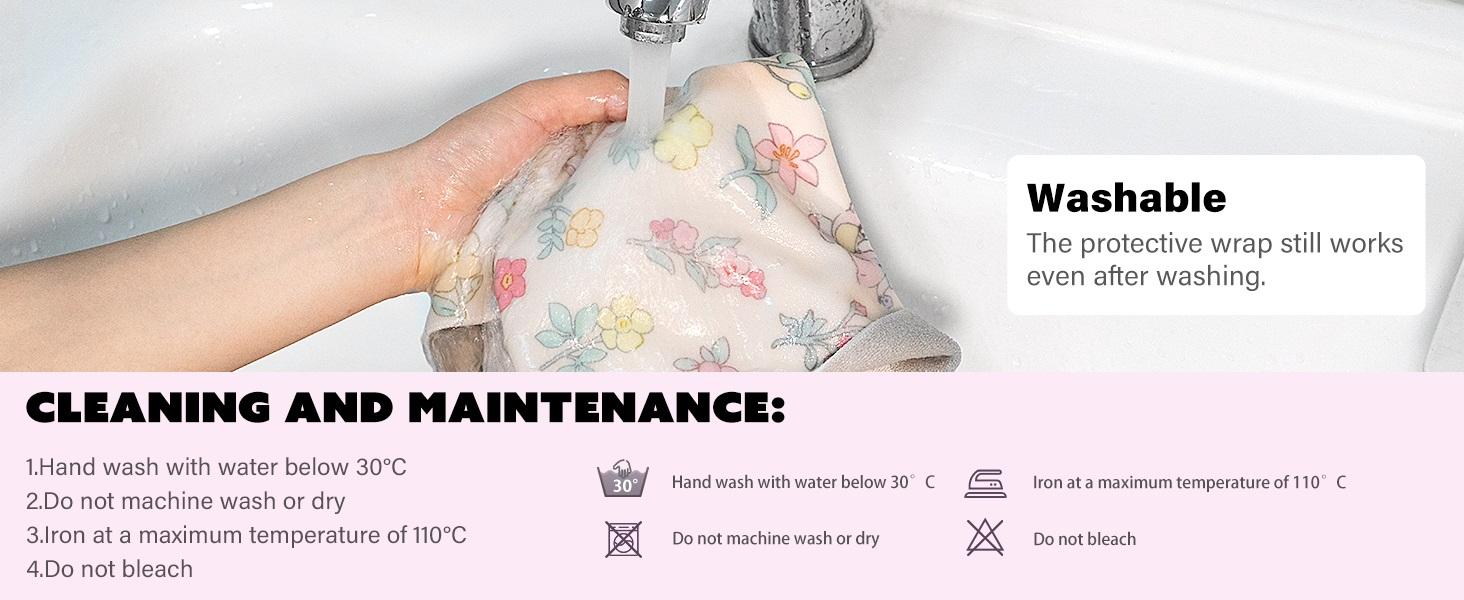 Walking Way Self-Adhesive Magic Cloth - 5-in-1 Reusable Protective Wrap for Makeup Pouch Camera Lens Cover Tech Organizer Travel Essential & Daily Storage Washable & Scratch-Resistant