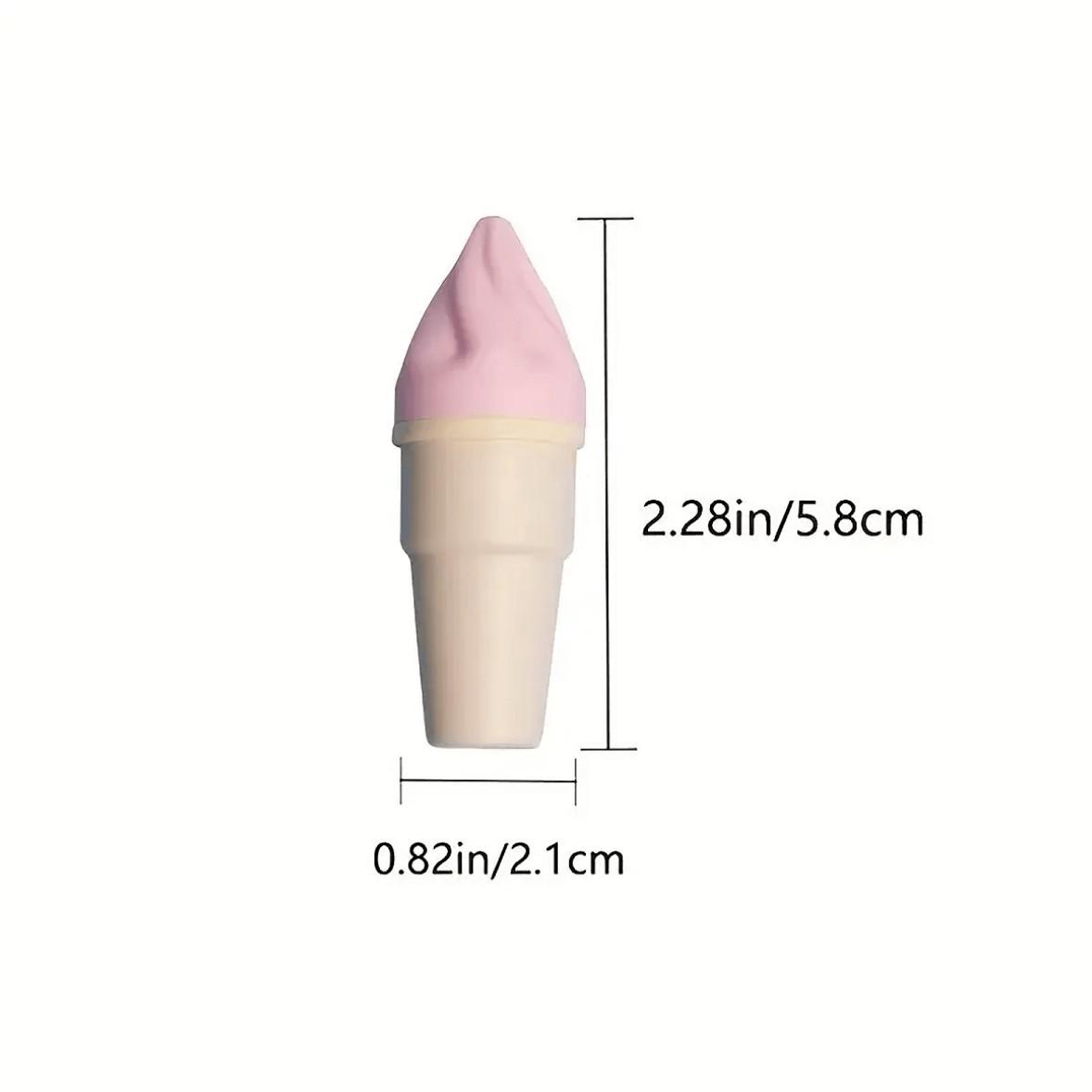 6pcs Portable Mini Sweet Cone Shape Fluorescent Marker Pens, Ideal for Notes & Highlighting, Compact Design for Easy Carrying