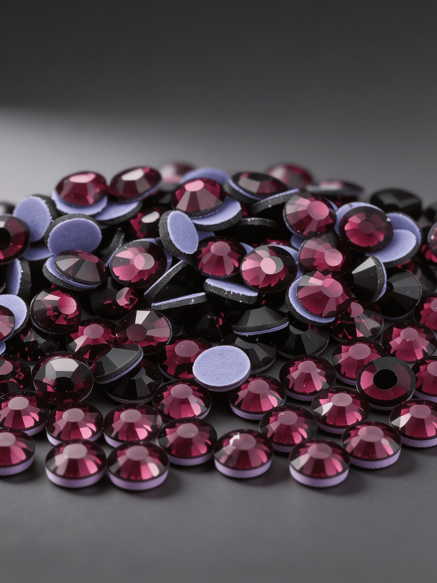 2880pcs Deep Hot Press Crystal Rhinestones, Wedding Dress Shoe Decoration, Suitable for High-End Customizers, Solid Pattern