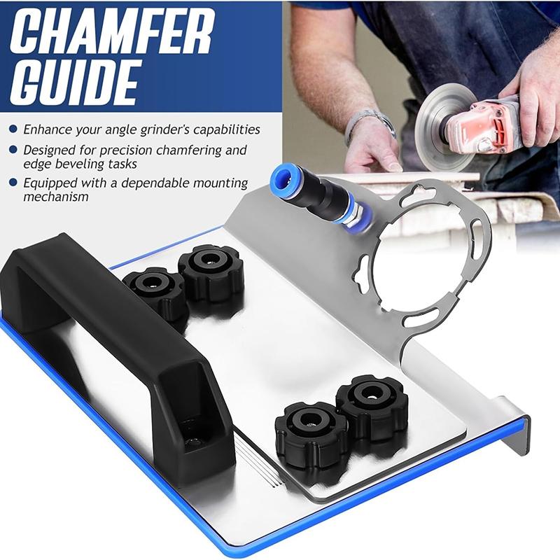 45 Degree Angle Grinder Chamfering Stand, Corner Grinding Machine Base, Fixed Chamfer Cutting Support Attachment, Chamfer Tool