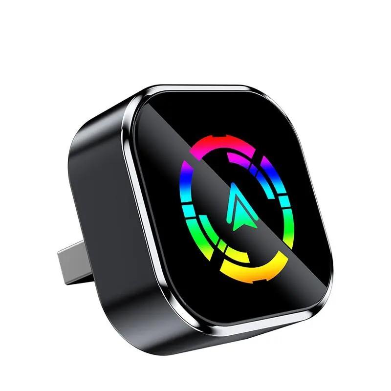 Wireless Apple Carplay Adapter, Compatible with iPhone & Android, Fast Connection, Mini USB Design, Plug-And-Play, No Delay