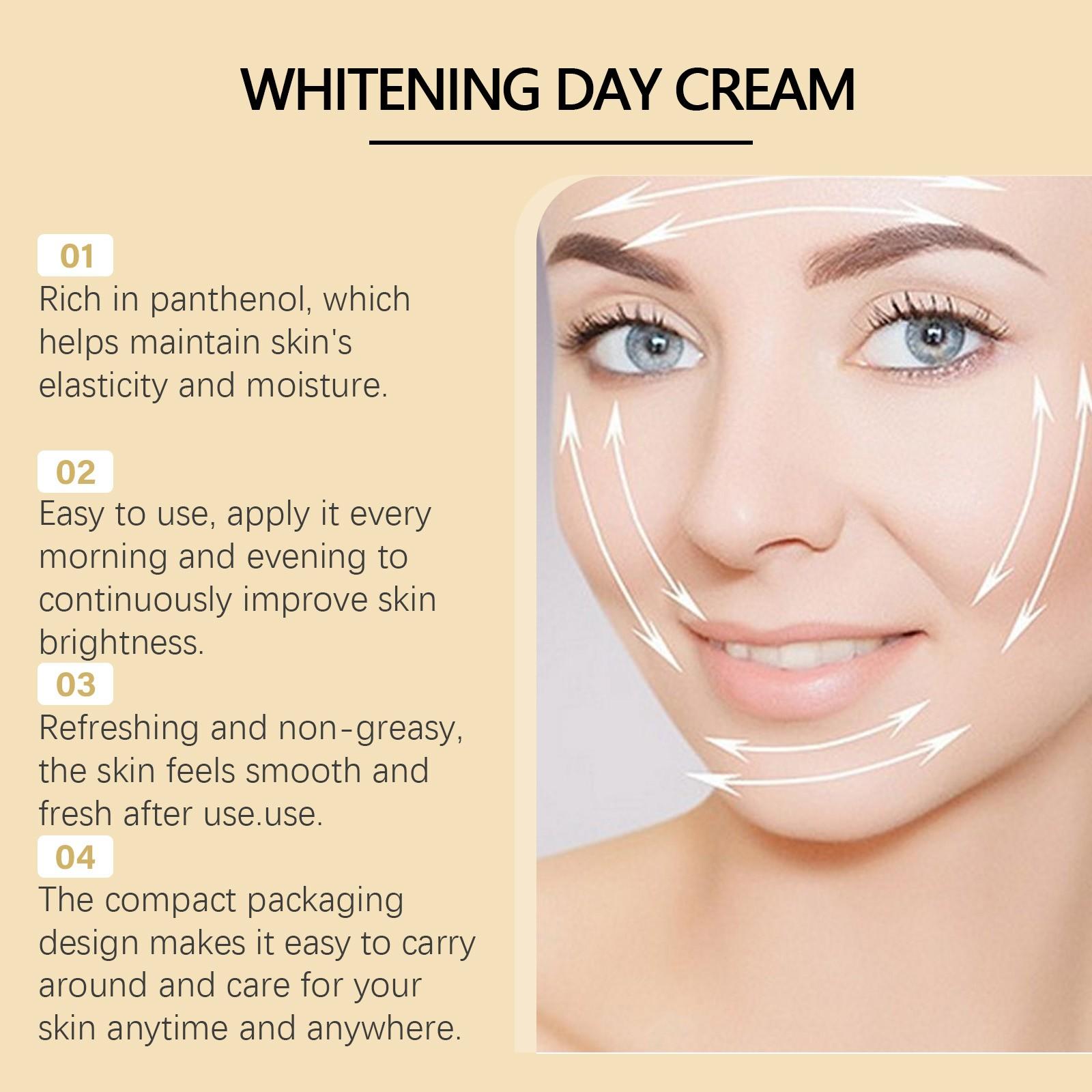 HOYGI Brightening & Whitening Face Cream | Fade Spots, Hydrate & Even Skin Tone | Gentle Ingredients for Sensitive Skin