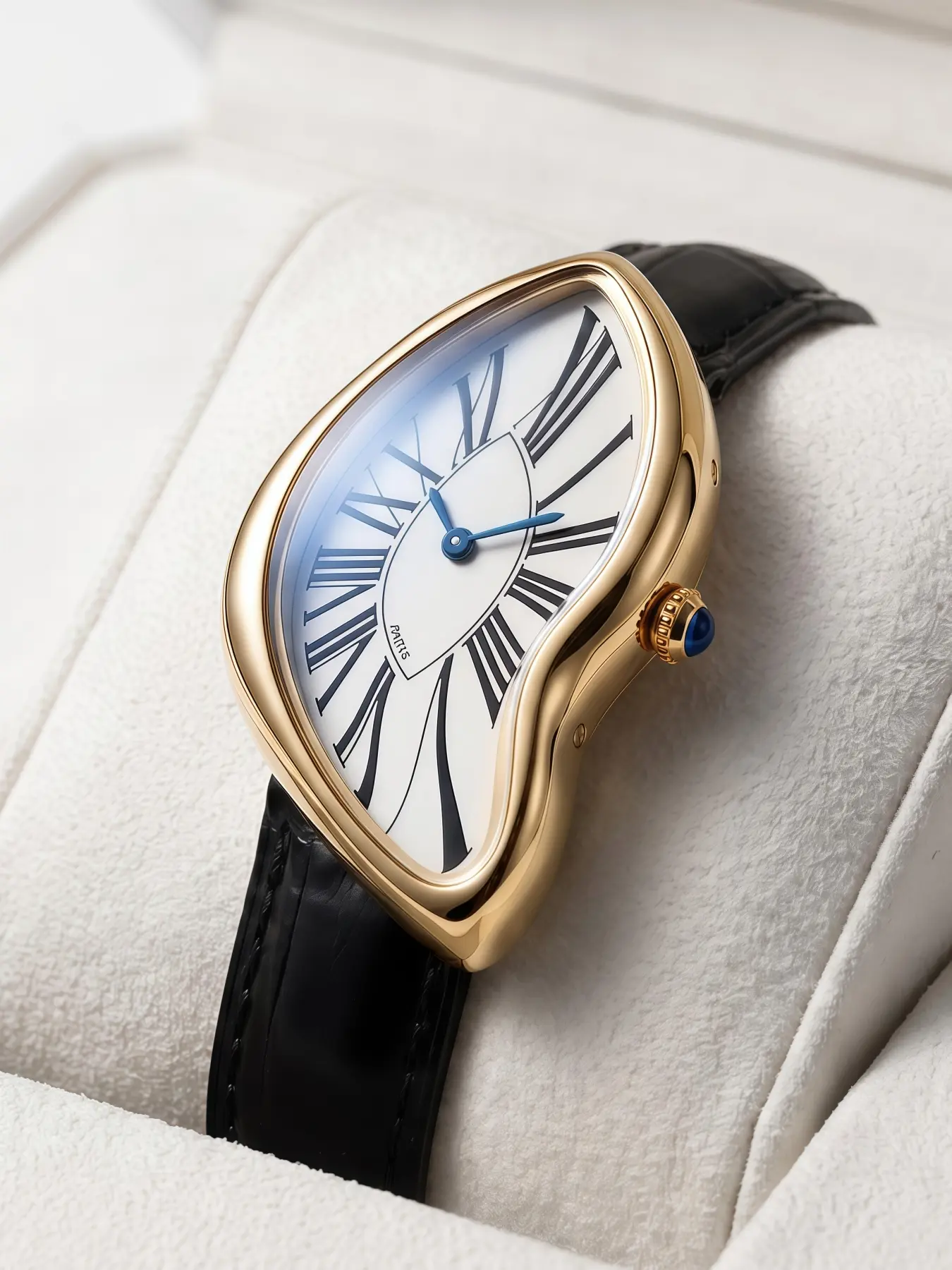 Fashionable Irregular Shape Watch, Retro Y2K Design, Quartz Movement, Alloy Case, Mineral Glass, Unique Fashion Accessory, Unusual Shape Watch, Quartz Analog Watches