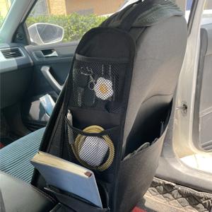 2PCS Car Seat Storage Hanging Bag, Multi-Pocket Seat Side Organizer, Multifunctional Mesh Net Pocket, Can Hold Mobile Phone, Wallet, Glasses, Suitable for Cars, SUVs, Trucks