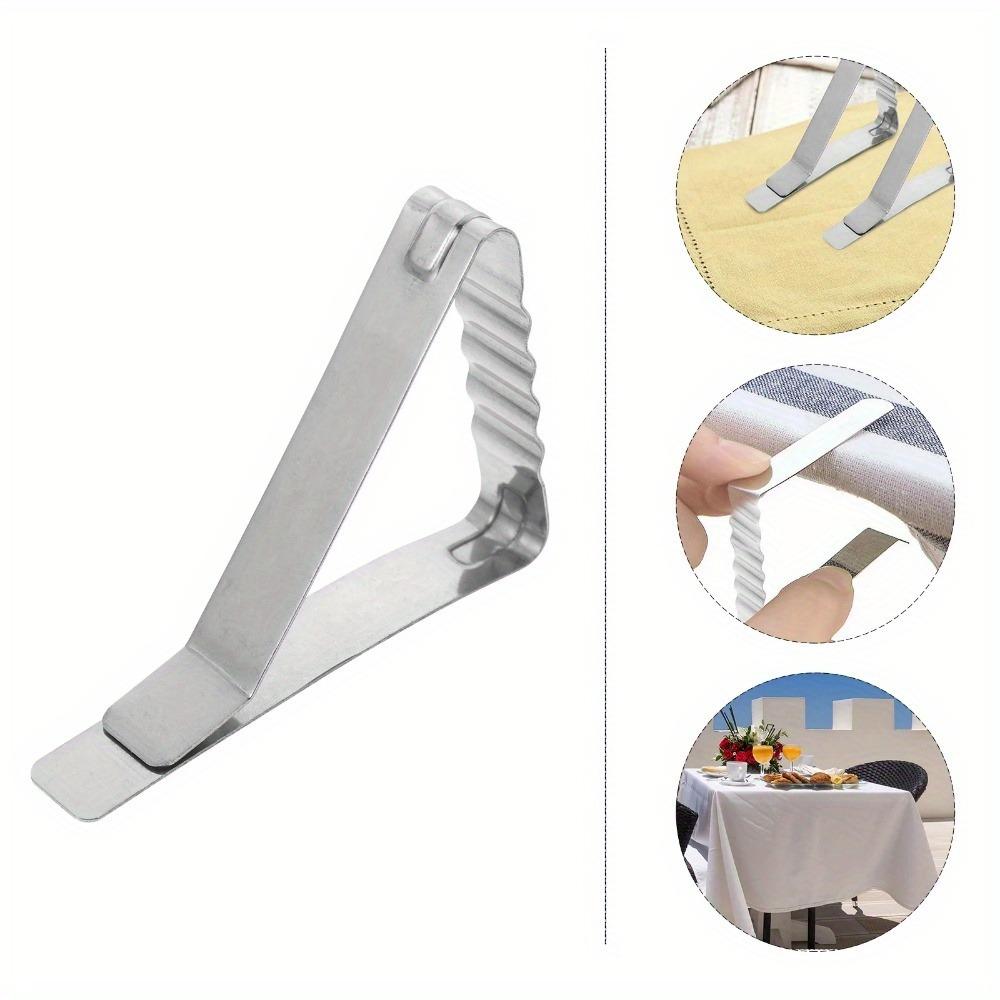 4pcs Tablecloth Clips, Conference Table Anti-Slip Clips, Tablecloth Holders, Picnic Clips, Triangular Tablecloth Clips, Wide-Mouth High-Elasticity Long-Nose Tablecloth Clips, Table Surface Clips