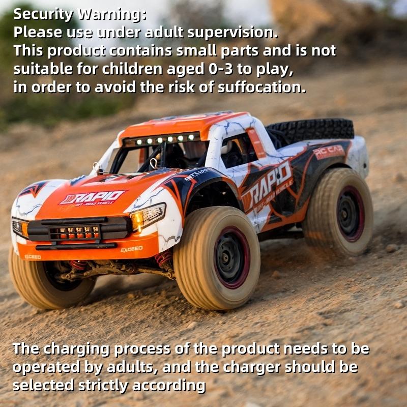 High-Speed RC Car Set, Brushless or Brushed Four-Wheel Drive, Drift 2.4g Remote Control Toy, Outdoor Play, Christmas Gift for Ages 14+, Brushless RC Cars