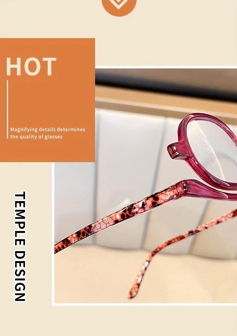 Colorful makeup reading glasses with multi-functional spring legs, super light and 180-degree rotatable reading glasses, with a free glasses cleaning cloth Multiple color combinations are available, High Quality Eyewear