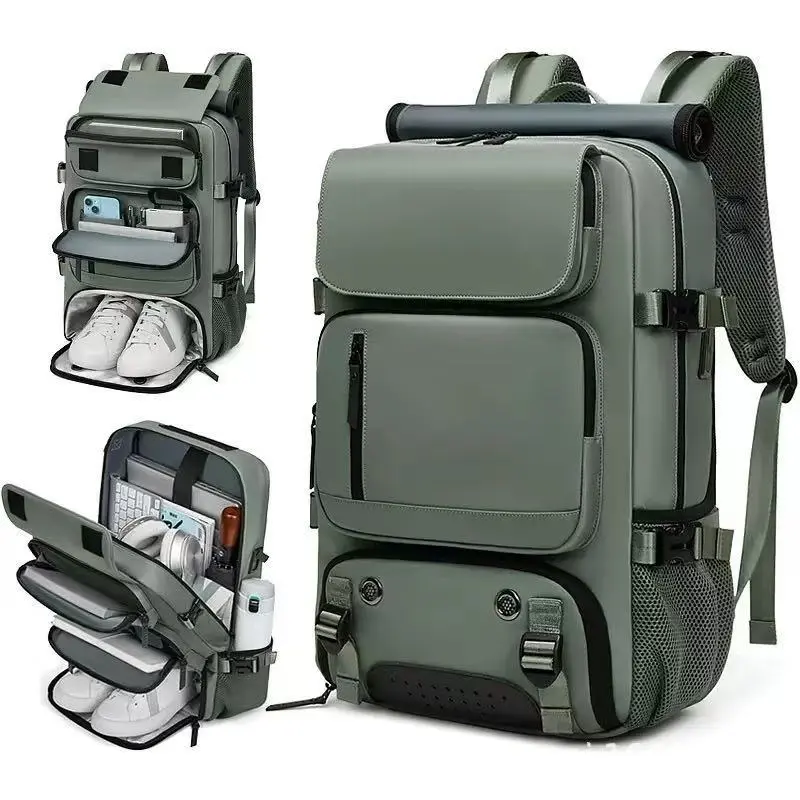 A Versatile Large-Capacity Backpack for Students, Suitable for Short Trips, Laptops, And Various Uses, Including Dual Shoulder Straps And a Convenient Carry Option