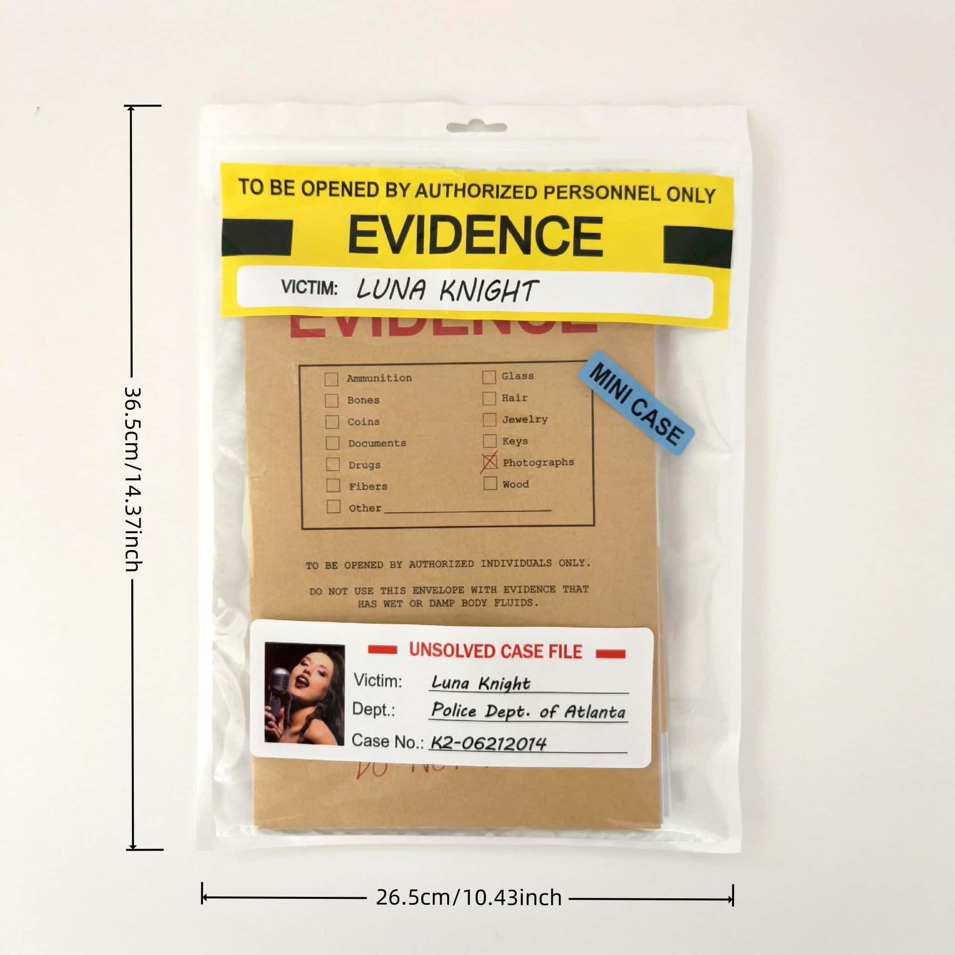 Luna Knight Detective Game Mystery Archive, Cold Case Murder Suspense Game, Suitable for Ages 14+, Friends Party Halloween Christmas, Party Game Cards