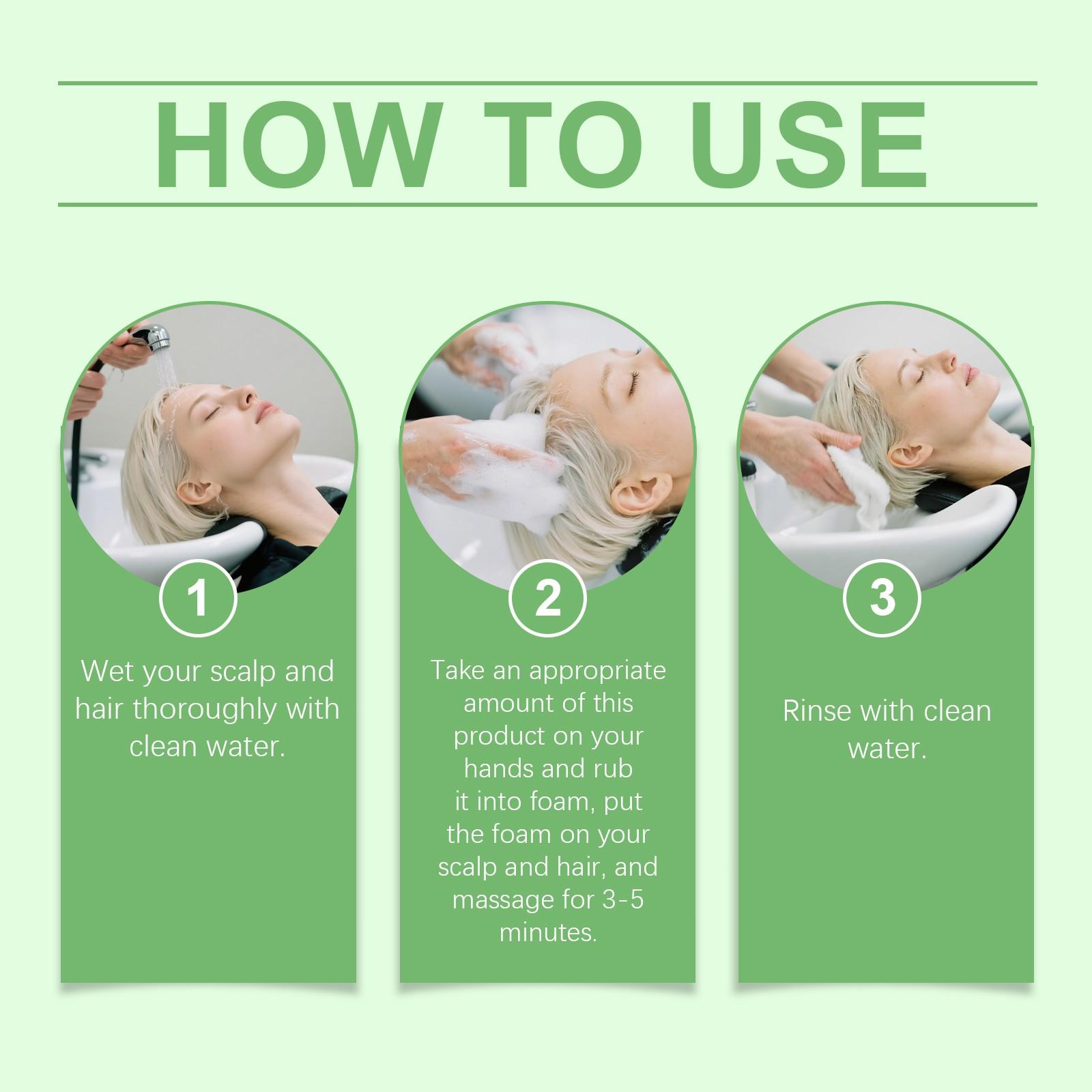 Rosemary Shampoo Daily Scalp Cleanser, Nourishes Hair, Natural Shine, Softening, Moisturizing, Gentle Formula, Ideal for Regular Use