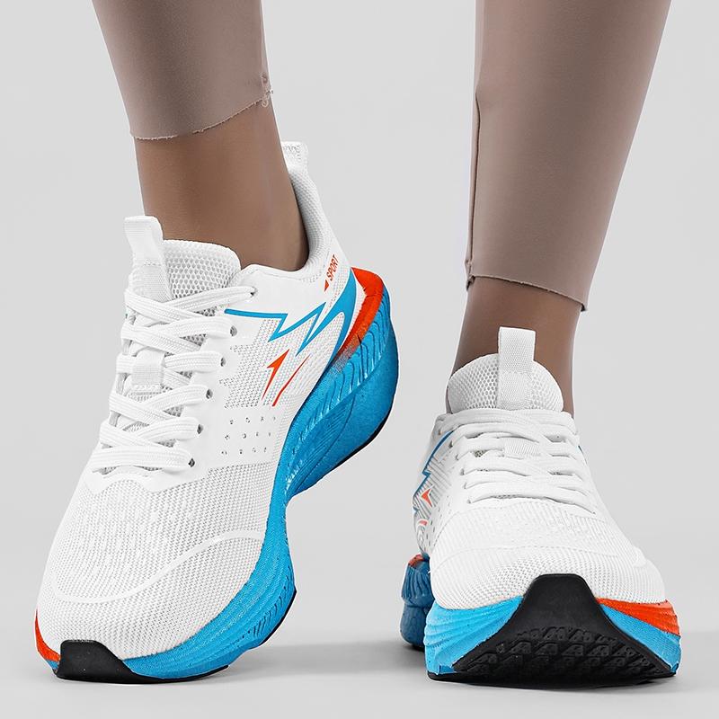 2026 Spring New Couple Running Shoes, Sporty Running Shoes, Lightweight Breathable Mesh Sport Sneakers, Comfortable Textile Casual Shoes for Men and Women
