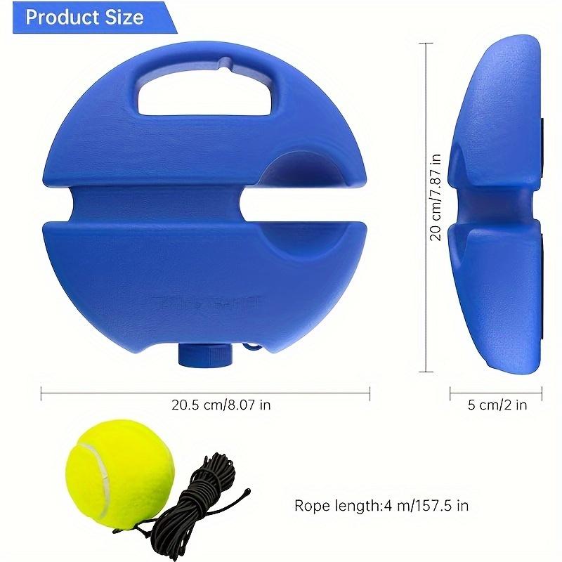 1 set of tennis trainers equipment. 2 tennis bouncing balls and practice ropes - suitable for beginners - improve your tennis skills anytime, anywhere
