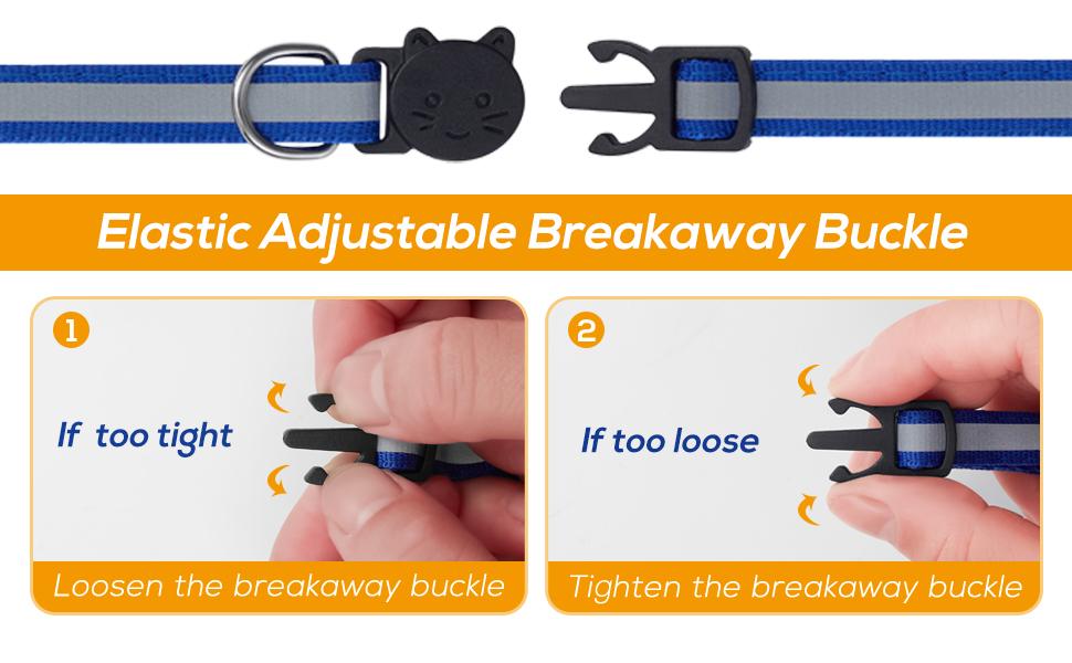 14 Pack Breakaway Cat Collars with Bells,Reflective Safety Kitten Collar,Ideal for Girl Cats Boy Cats,with Name Tag,Adjustable,Pet Supplies,Accessories