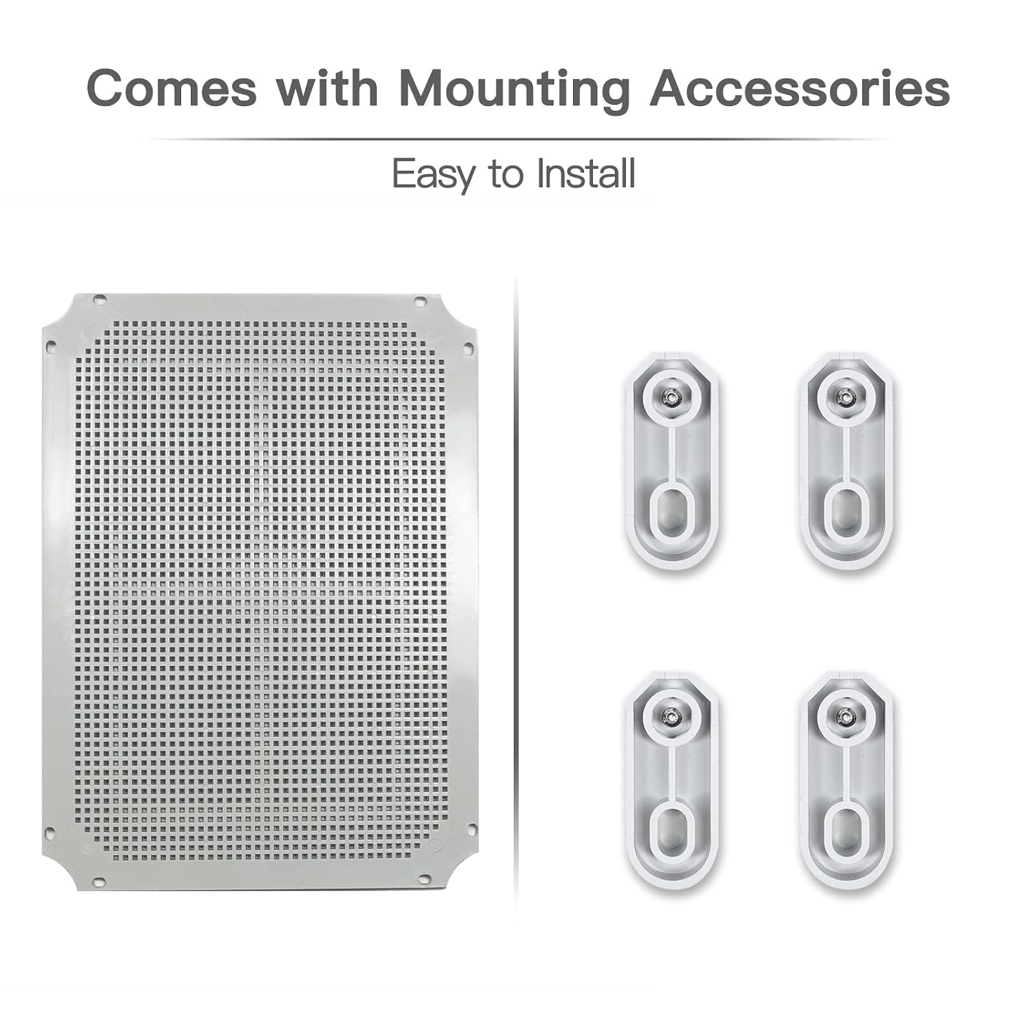 ABS Plastic   IP65 Junction Box 15.7x11.8x7in |  Junction Box  Durable Electrical Project Enclosure with Lock