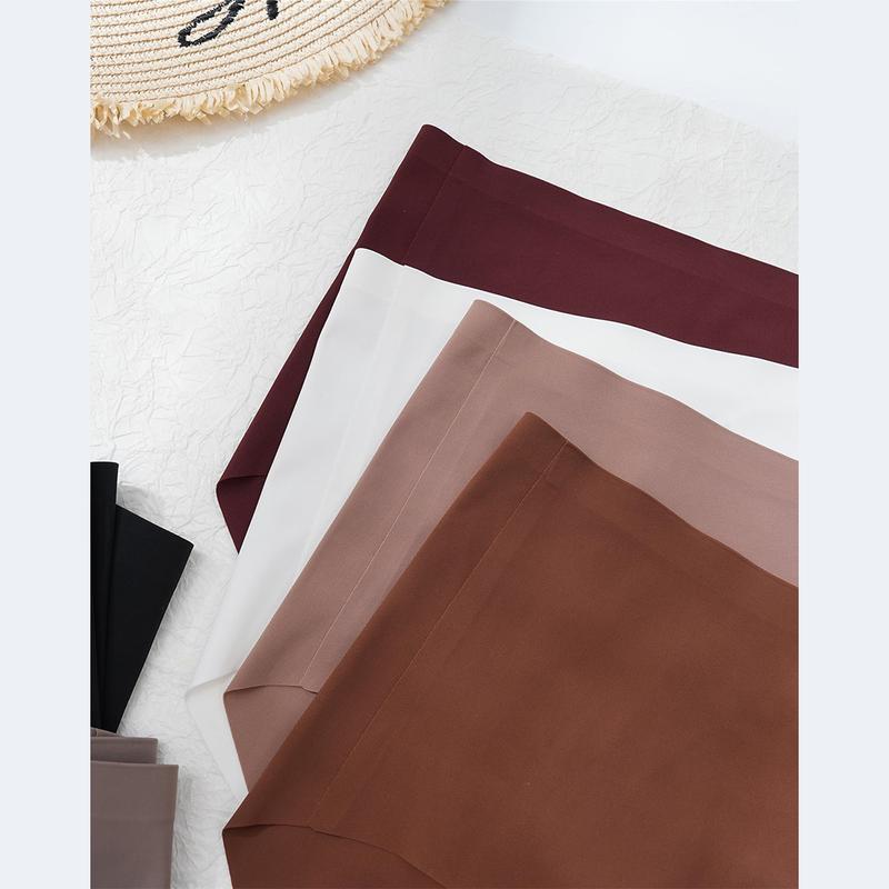 LEVAO 6/12 Pack Women Medium Low Waist Underwear Invisible Seamless Polyester Soft Breathable Elastic Coverage Brief No Show Panties S-XXL