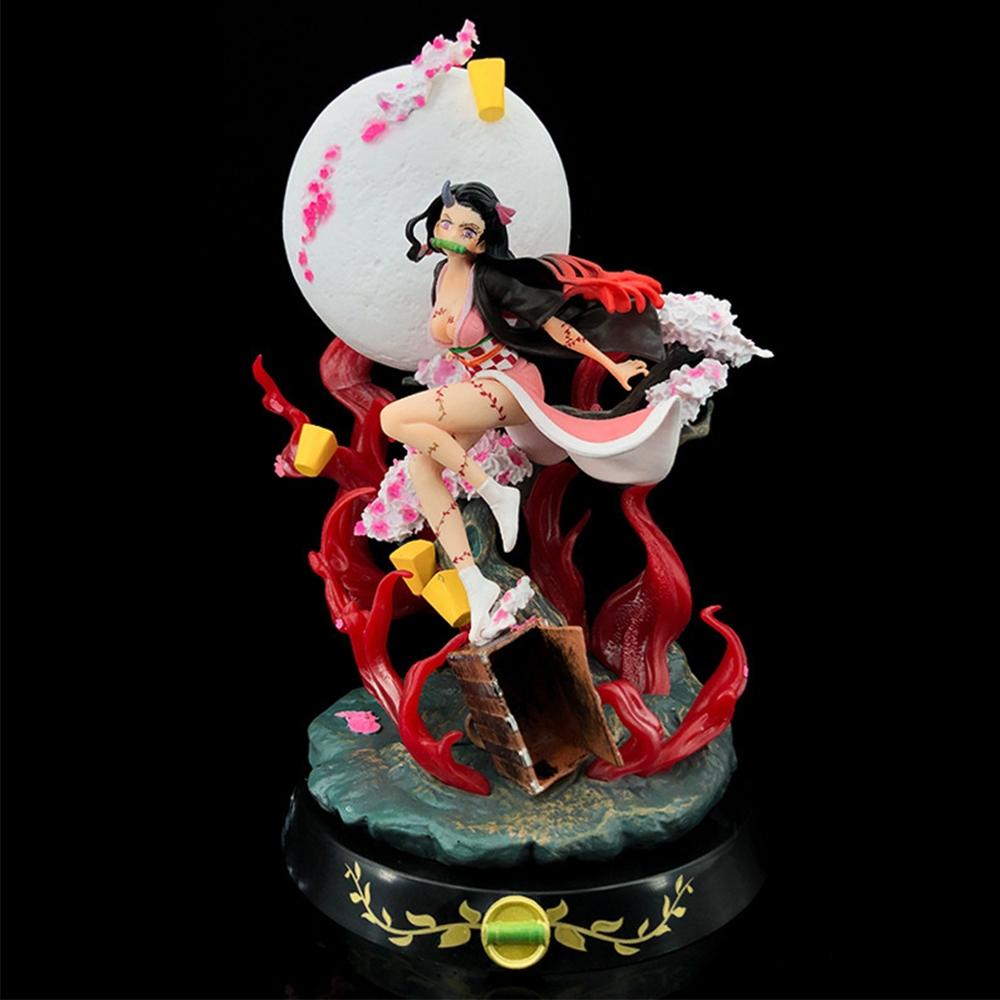 One Piece Demon Slayer Kimetsu no Yaiba Nezuko Kamado Figure, The Ultimate Anime Collectible，Nezuko Kamado Blood Demon Art Statue, Desktop Statue! Best Gift for Demon Slayer Lovers，Perfect Desk Decor for Otakus
