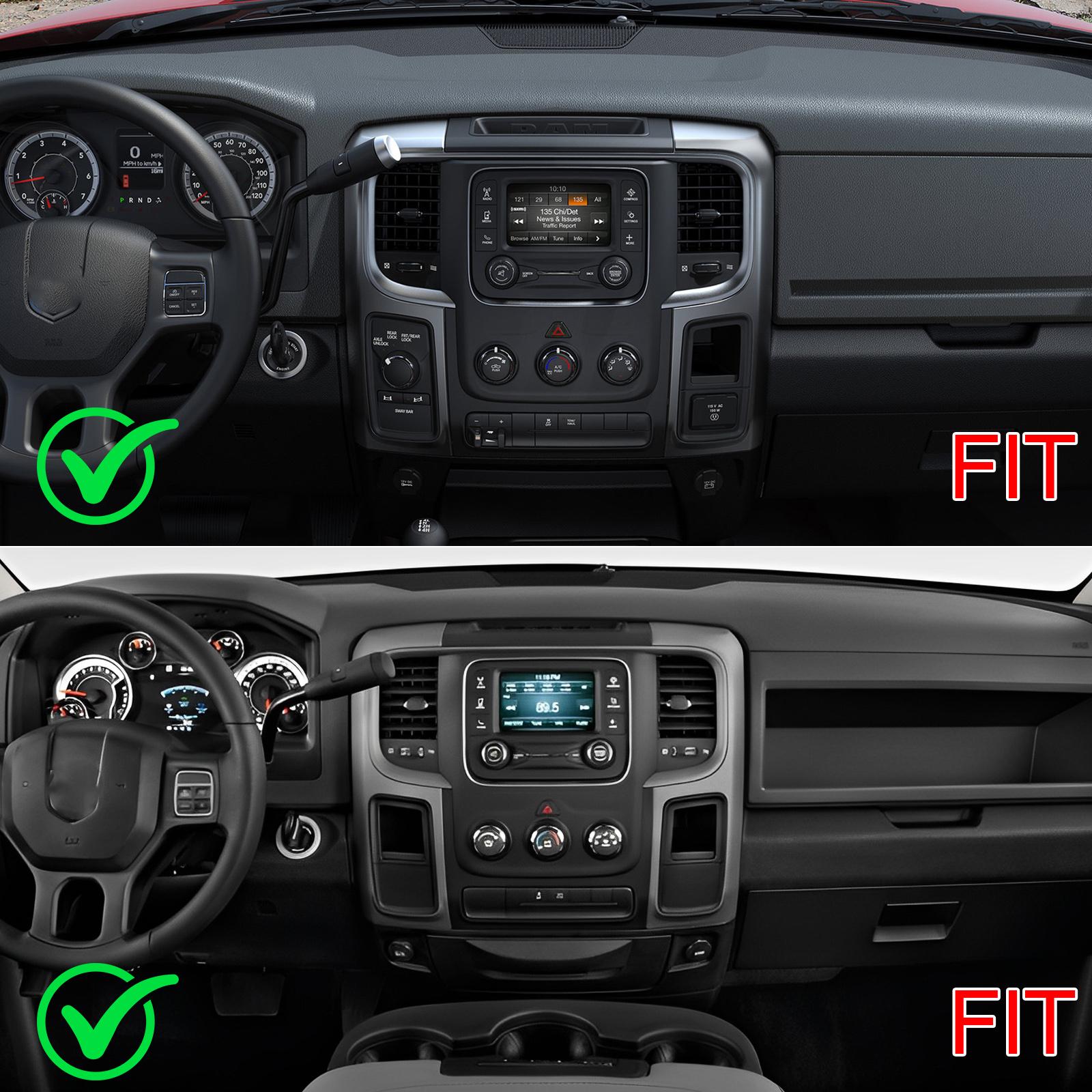 9.7"  Car Touch Radio for Dodge RAM 2013–2018 – with Wireless CarPlay screen /Android Auto + 12LED Backup Camera，with GPS, Bluetooth, DSP, FM Stereo