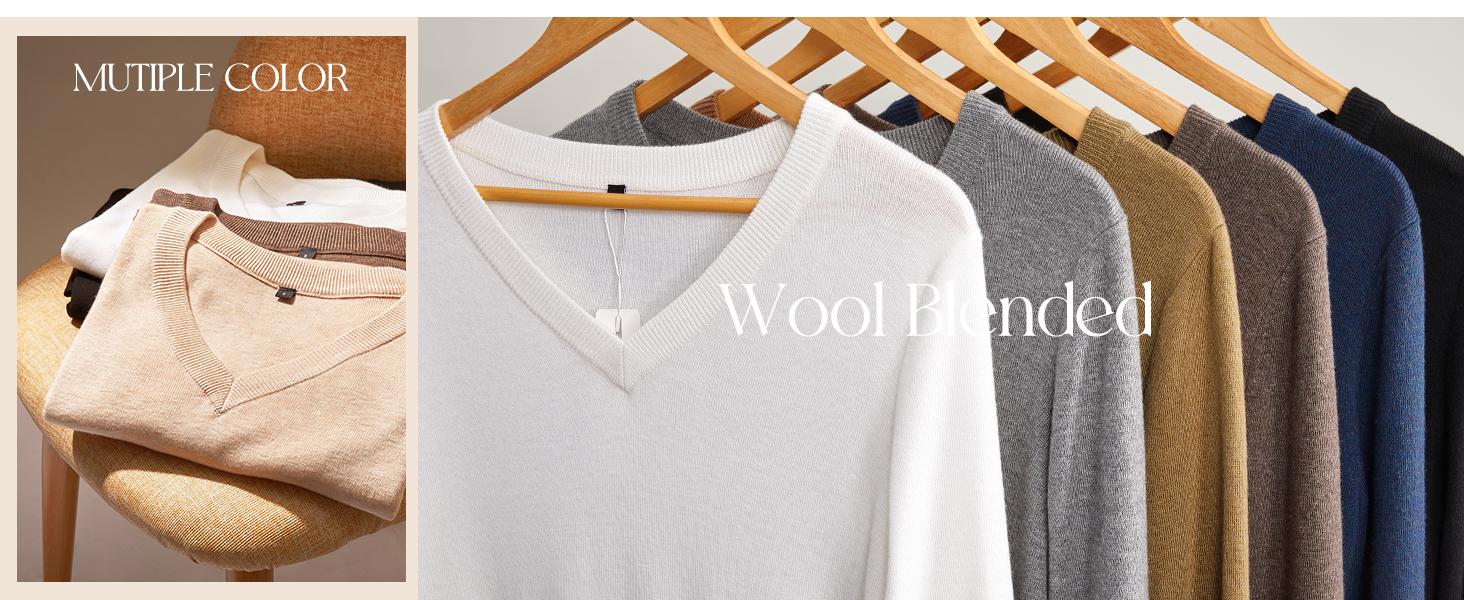 Arach&Cloz 2026 Womens Wool Blend Sweater Soft V Neck Long Sleeve Fashion Pullover Tops Business Casual Outfits Arach&Cloz 2026 Womens Wool Blend Sweater Soft V Neck Long Sleeve Fashion Pullover Tops Business Casual Outfits