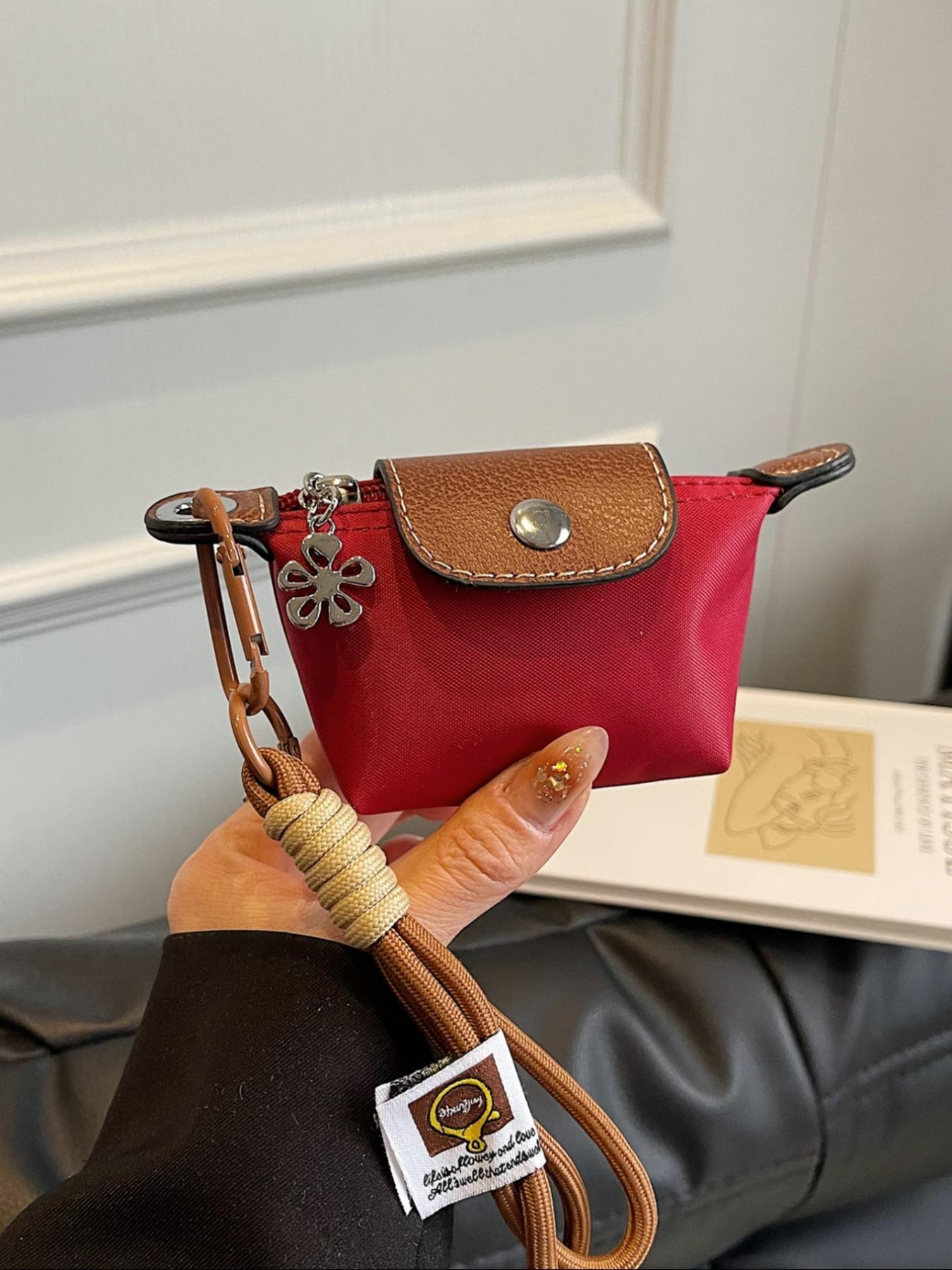 Women's Small Wallet with Detachable Nylon Wristband Coin Purse, Dual Pouch Wristlet, Zipper Closure, Decorative Bag, Christmas Gift for Young Girls, Gifts For Women