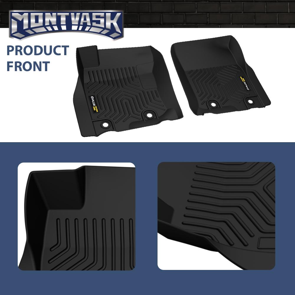 CROSSDESIGN TPE Floor Mats Liners All Weather Waterproof Durable Floor Mats Fit For 2014-2023 Toyota 4Runner Lexus GX460 Car Accessories Floor mats