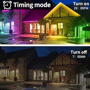 50ft Outdoor LED Strip Lights Waterproof,IP68 Waterproof LED Light Strips with Remote,App Control Music Sync RGB Outdoor LED Rope Lights,LED Lights for Bedroom,Roof,Pool,Deck,Balcony