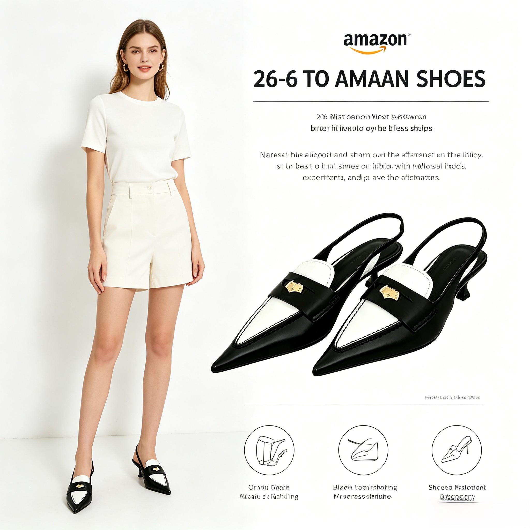 Womens Pointed Toe Sandals Slingback Kitten Heel Pumps Slip On Ankle Buckle Dress Shoes summervibes Office Approved Kitten Heel Slingback Shoes for Women, Black Patent Leather Pointed Toe Low Heels,  black kitten heels, slingback kitten hee