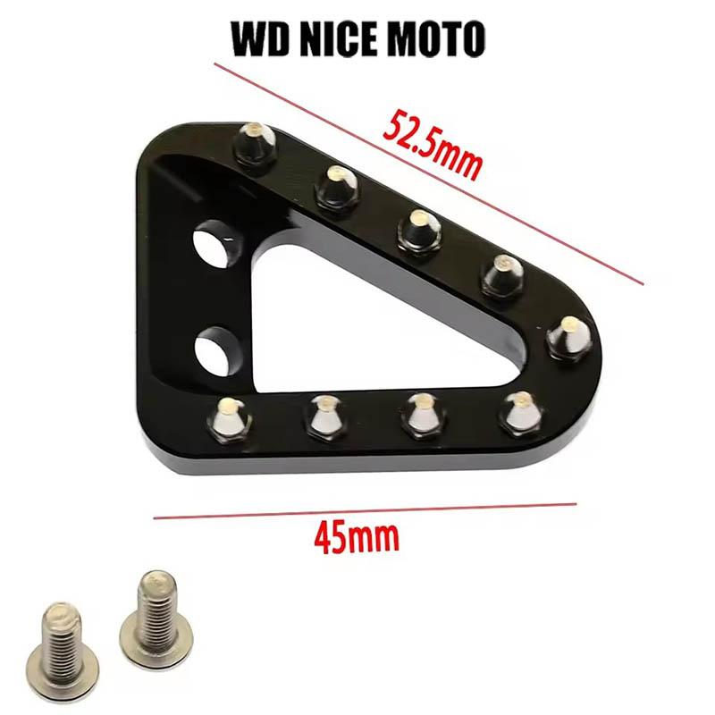 WD NICE MOTO Rear Brake Pedal Lever Step Plate Tip, Compatible with Ktm Sx Sxf Xc Xcf Xcw Exc Excf, Gasgas, Husqvarna Fc Tc Fe Te Fx Tx